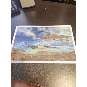 McDonnell Douglas F-4 Phantom II Metal Tin Sign 8" x 12" Fighter Jet Wall Decor